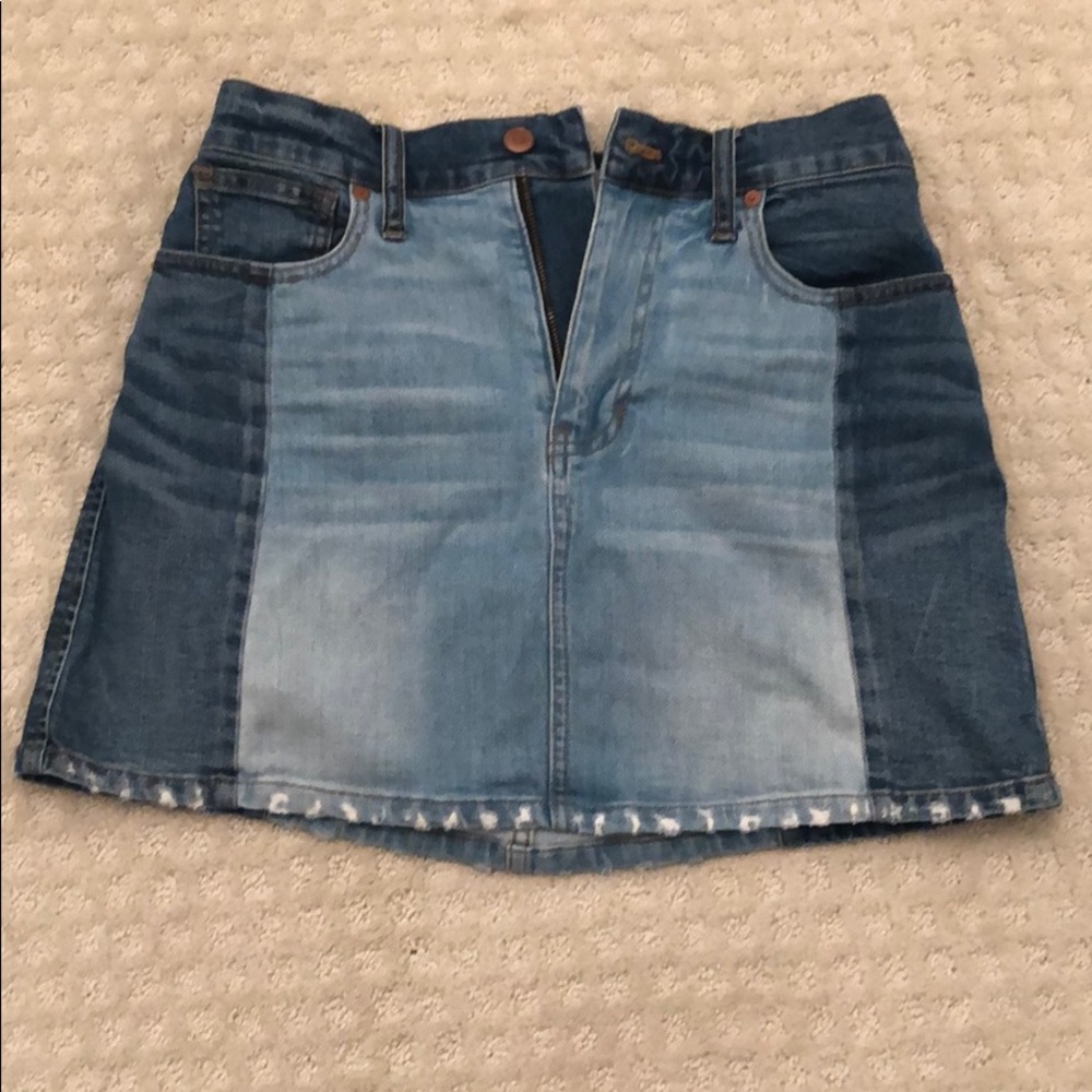 Madewell Two-Tone Skirt Size 28